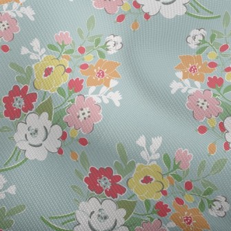 Elegant Literary Flowers Dobby