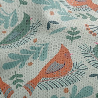 Cute Pointed Bird Athletic Mesh Flat Back