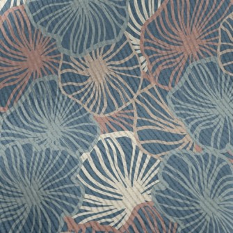 Psychedelic Lines Leaves Standard Corduroy