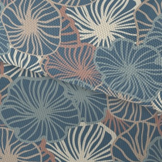 Psychedelic Lines Leaves Waterproof Oxford