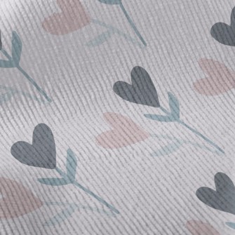 Double Love Flowers Standard Corduroy