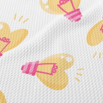 Love Light Bulb Birdseye Piqué