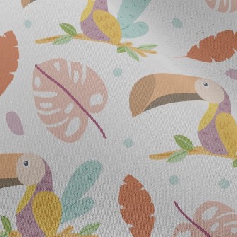Pink Toucan Chiffon
