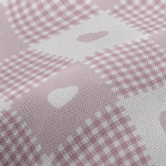 Plaid Interlaced Hearts Performance Linen