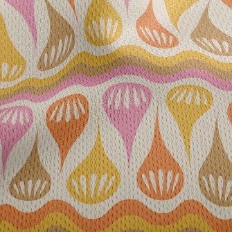 Strange Water Drop Diagram Athletic Mesh Flat Back