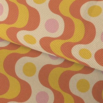 Strange Curved Dots Waterproof Oxford