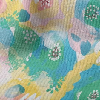 Watercolor Bloom Flowers Terry