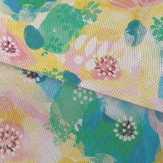 Watercolor Bloom Flowers Waterproof Oxford