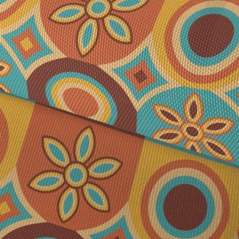 Flower Shaped Oval Square Waterproof Oxford