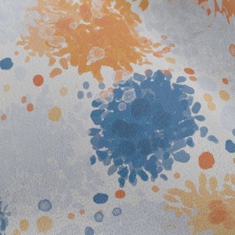 Splatter Abstract Painting Chiffon