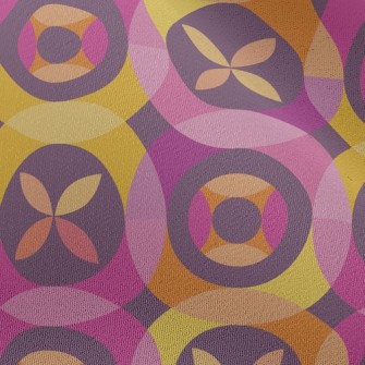 Circle Flower Shape Combinatio Chiffon