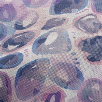 Watercolor Doodle Abstract Performance Linen