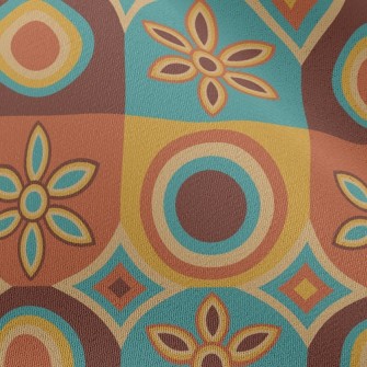 Flower Shaped Oval Square Chiffon