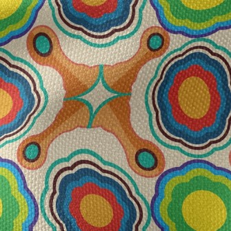 Psychedelic Kaleidoscope Of Fl Waterproof Canvas
