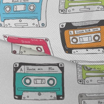 Nostalgic Tapes Waterproof Oxford