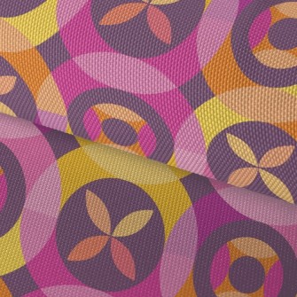 Circle Flower Shape Combinatio Waterproof Oxford