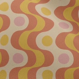 Strange Curved Dots Chiffon