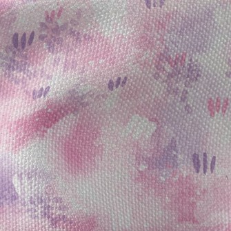Brush Embellishment Abstract Waterproof Canvas