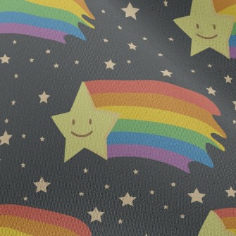 Cute Expression Shooting Star Chiffon