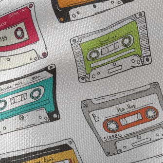 Nostalgic Tapes Waterproof Canvas