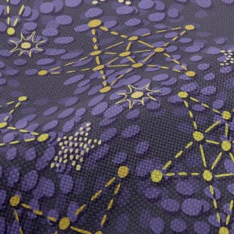 Dotted Lines Connect Stars Performance Linen