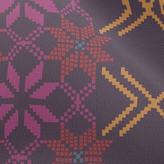 Ethnic Embroidery Patterns Chiffon
