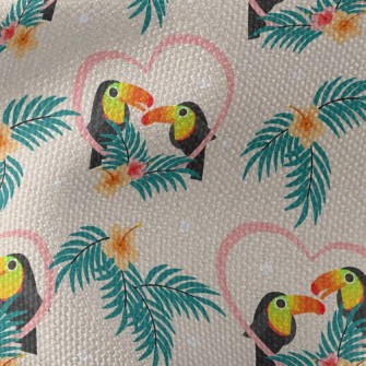 Toucan In Love Waterproof Canvas