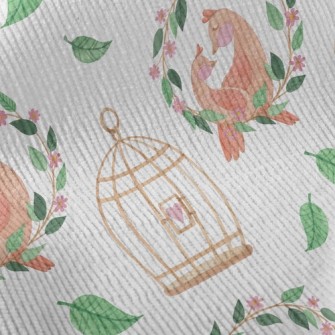 Love Bird Couple Standard Corduroy
