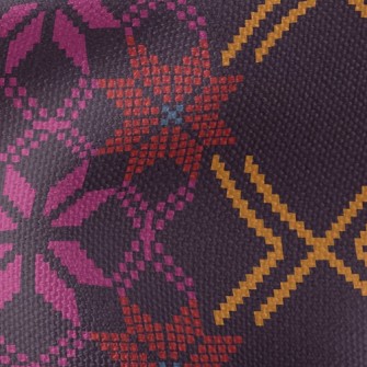 Ethnic Embroidery Patterns Waterproof Canvas