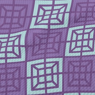 Two Color Squares Birdseye Piqué