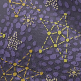 Dotted Lines Connect Stars Chiffon