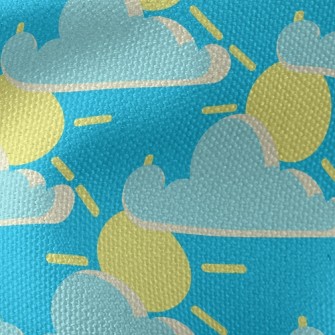 Cloudy And Sunny Day Waterproof Canvas