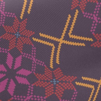 Ethnic Embroidery Patterns Twill