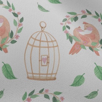 Love Bird Couple Chiffon