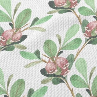 Watercolor Lily Of The Valley Birdseye Piqué