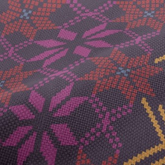 Ethnic Embroidery Patterns Performance Linen
