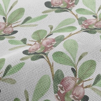 Watercolor Lily Of The Valley Performance Linen