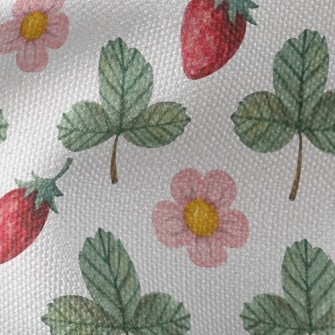 Plump Fruit Strawberry Waterproof Canvas