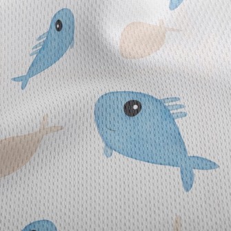 Harmless Little Fish Athletic Mesh Flat Back