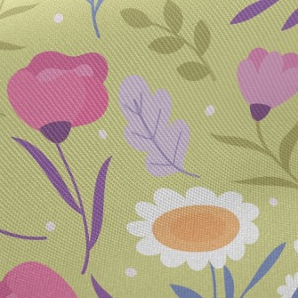 Lively And Healthy Flowers Twill