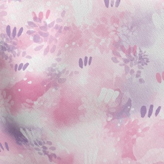 Brush Embellishment Abstract Stretch Ponte