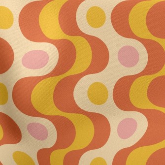 Strange Curved Dots Stretch Ponte