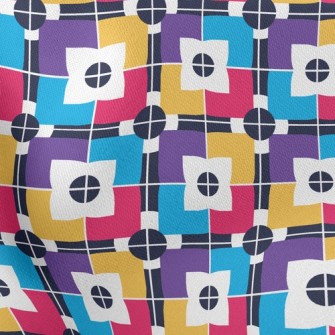 Large Square Cutting Stretch Ponte