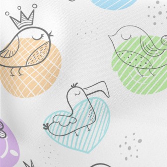 Cartoon Line Chick Stretch Ponte