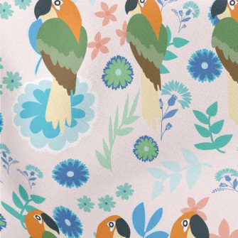 Mysterious Flower Parrot Stretch Ponte