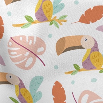 Pink Toucan Stretch Ponte