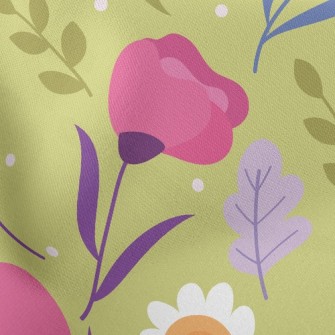 Lively And Healthy Flowers Stretch Ponte