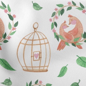 Love Bird Couple Stretch Ponte