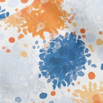 Splatter Abstract Painting Micro Fleece