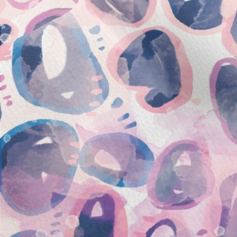 Watercolor Doodle Abstract Micro Fleece